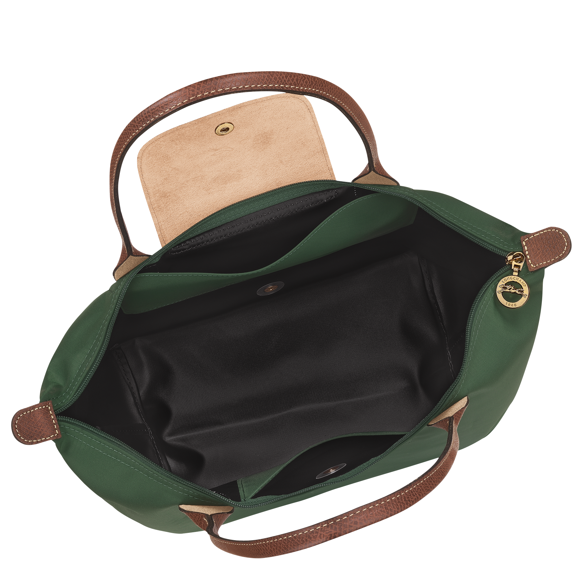 Tote bag M, British Green - View 5 of
7 - zoom in Le Pliage Original Tote bag M, British Green