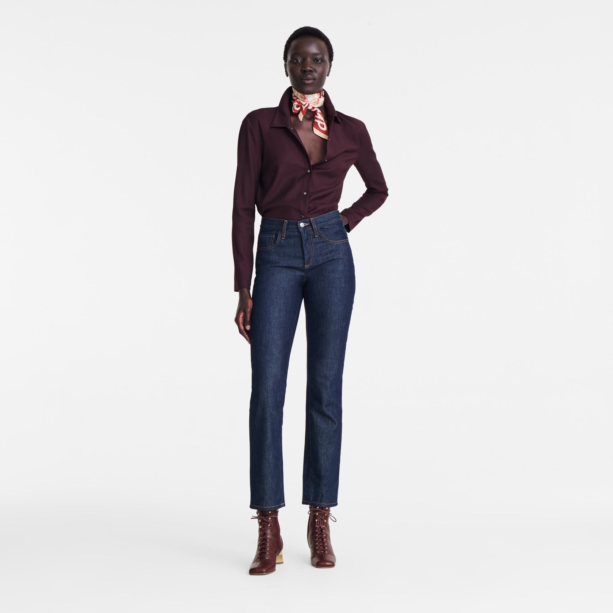 null Shirt, Burgundy