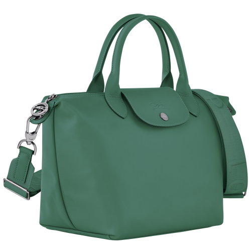 Le Pliage Xtra S Handbag , Sage - Leather - View 3 of  5
