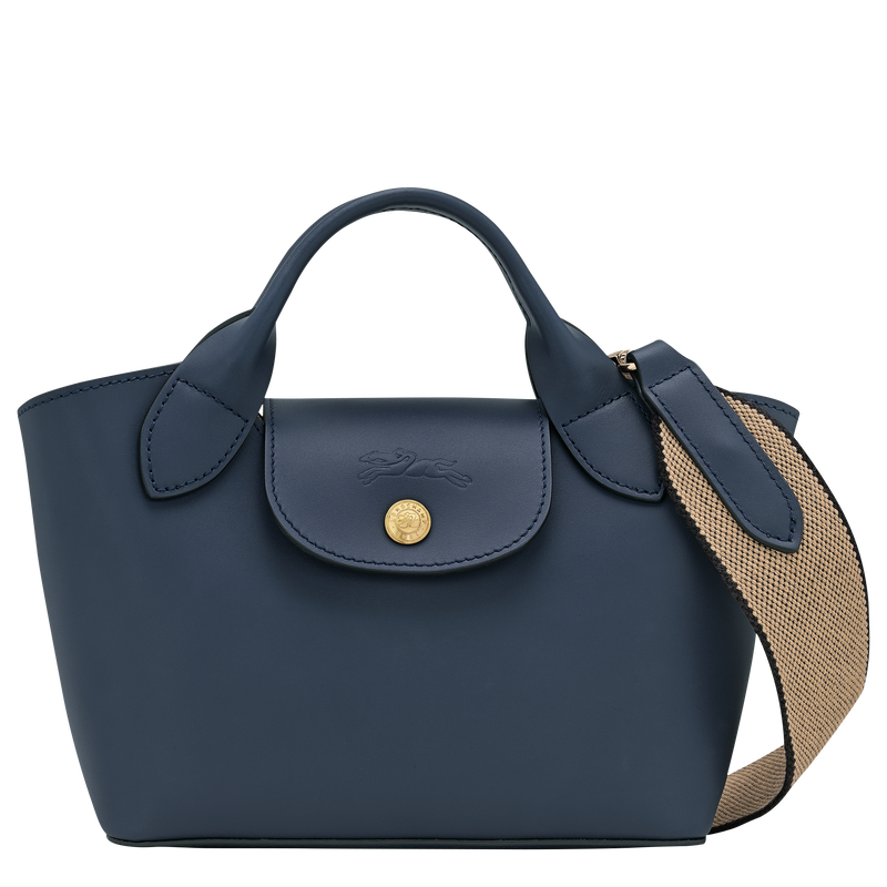 &Eacute;pure XS Tote bag , Navy - Leather  - View 1 of  6