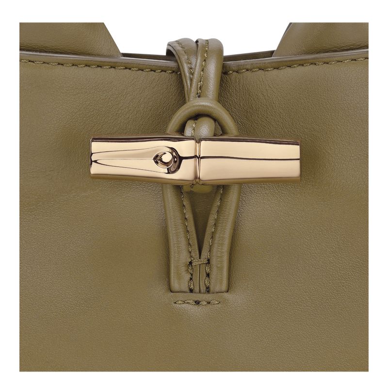 Le Roseau XS Handbag , Olive - Leather  - View 7 of  7