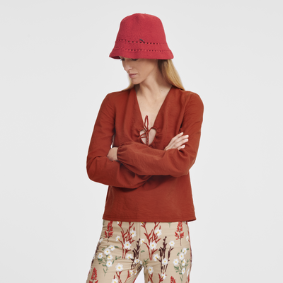 Hat , Tomato - Crochet
