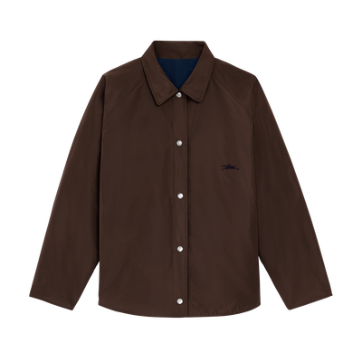 null Padded blouson, Mocha/Navy