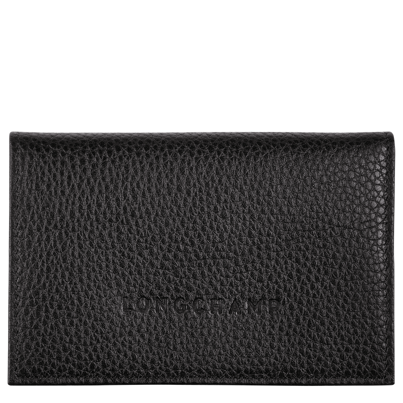 Le Foulonn&eacute; Card holder , Black - Leather  - View 1 of  2