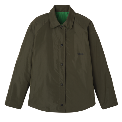 Padded blouson , Khaki/Green - Technical taffeta