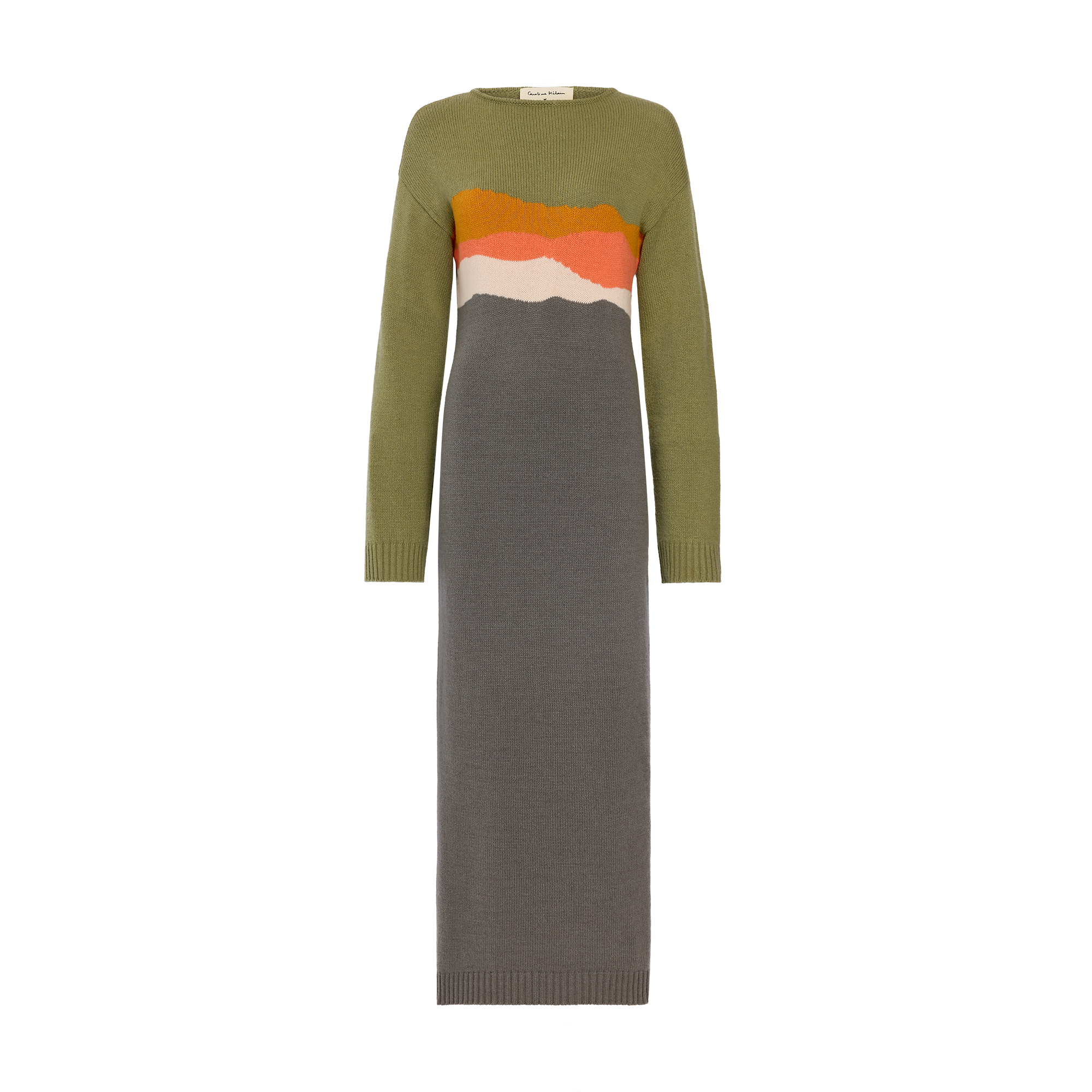 null Dress Caroline H&eacute;lain x Longchamp, Mineral