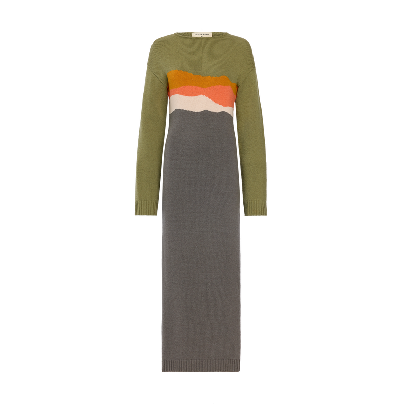 Dress Caroline H&eacute;lain x Longchamp , Mineral - Knit  - View 1 of  5