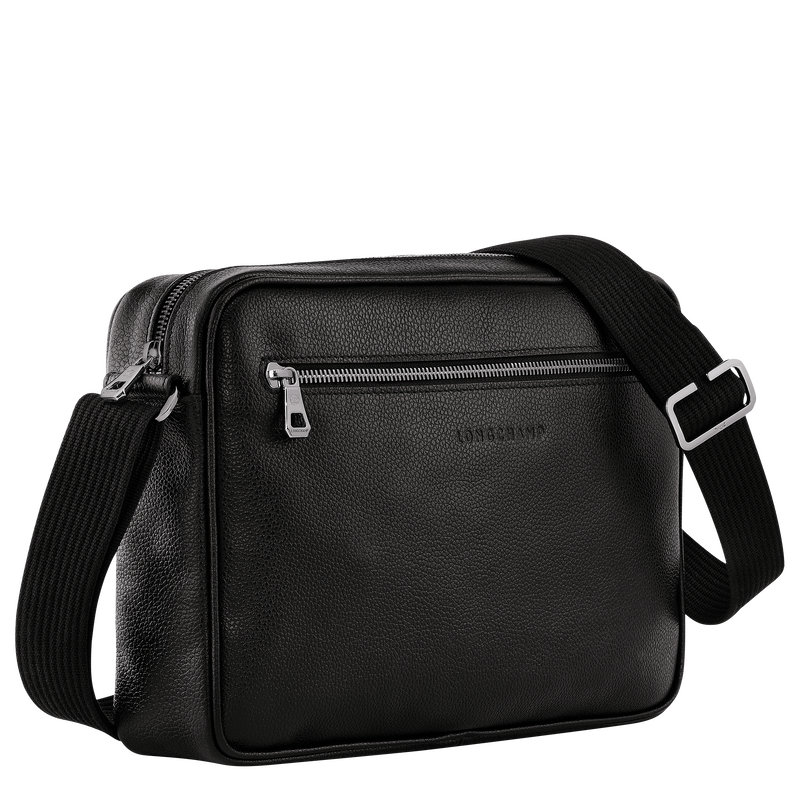 Le Foulonn&eacute; M Camera bag , Black - Leather  - View 3 of  5