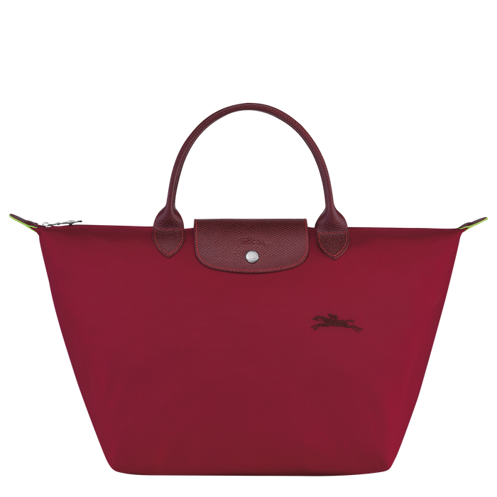 Handbag M Le Pliage Green Red (L1623919P59) | Longchamp TH