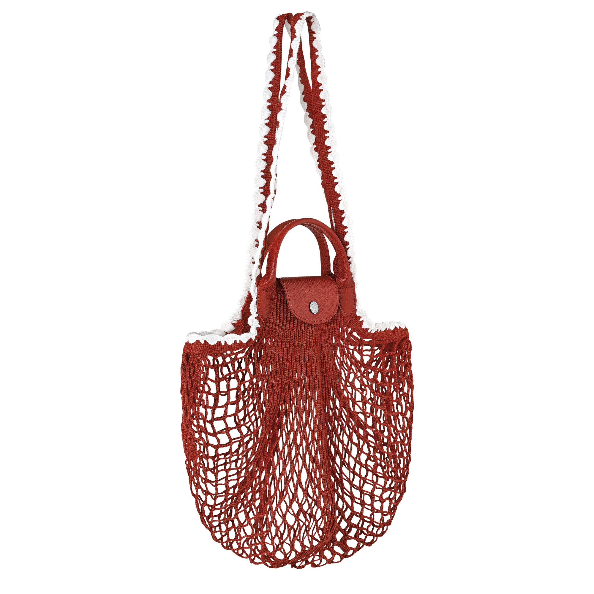 Mesh bag L, Terracotta - View 3 of
4 - zoom in Le Pliage Collection Mesh bag L, Terracotta