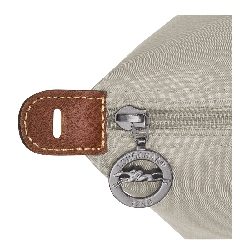 Le Pliage Original L Travel bag , Pebble - Recycled canvas  - View 6 of  7