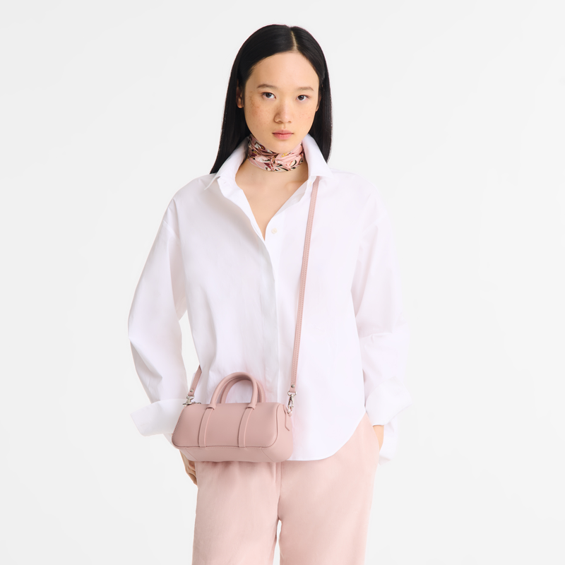 Daylong S Handbag , Pink Tea - Leather  - View 2 of  2