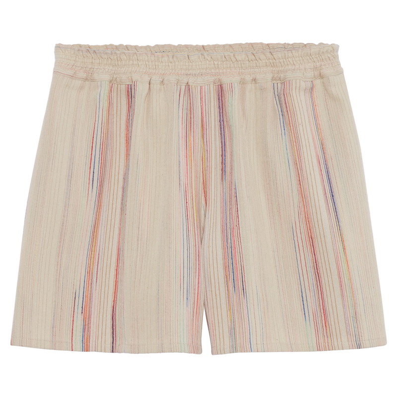 Shorts , Rainbow - Jacquard striped cotton  - View 1 of  1