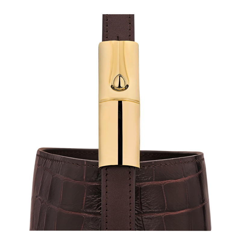 Le Smart XS Bucket bag , Mocha - Leather  - View 5 of  5