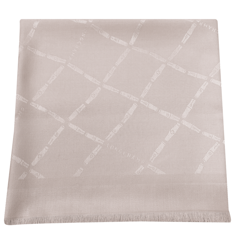 Roseau Stole , Petal Pink - Silk Blend&nbsp;  - View 3 of  3
