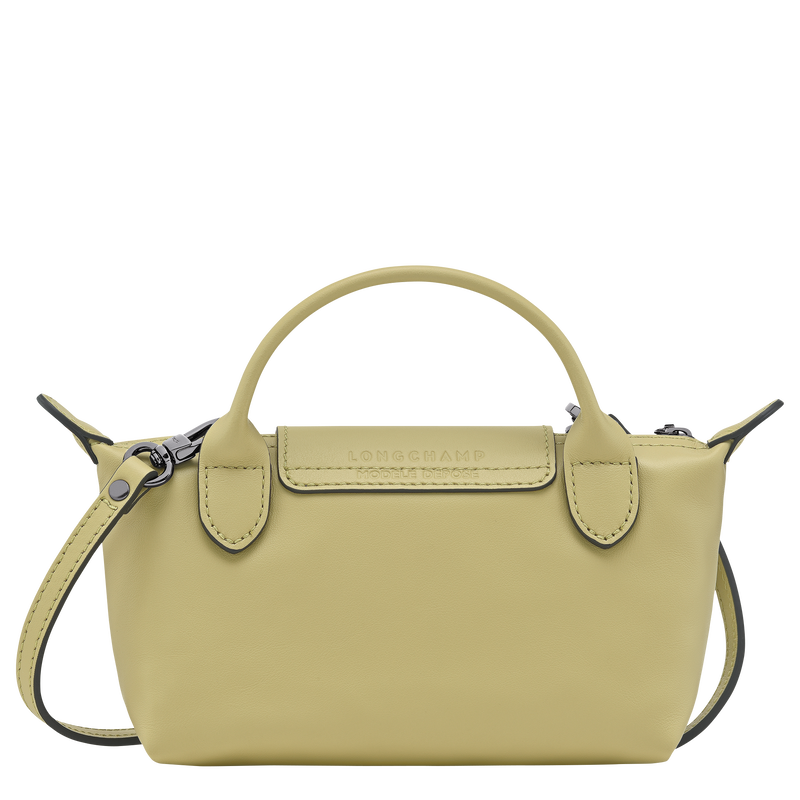 Le Pliage Xtra XS Pouch , Pistachio - Leather  - View 4 of  6