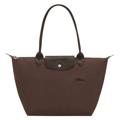 Le Pliage Green M Tote bag , Mocha - Recycled canvas