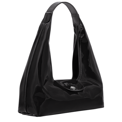 Le Pliage Xtra M Shoulder bag , Black - Leather