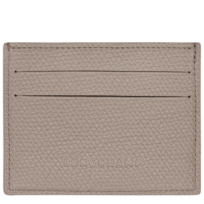Le Roseau Card holder , Clay - Leather