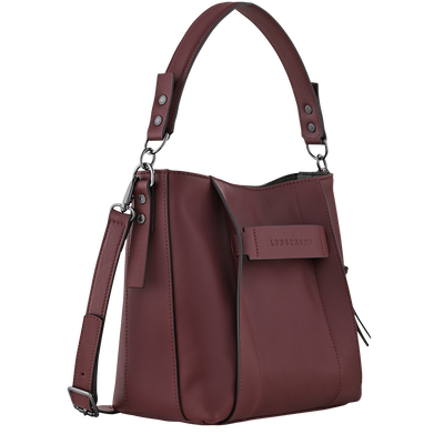 Longchamp 3D Crossbody bag S, Burgundy