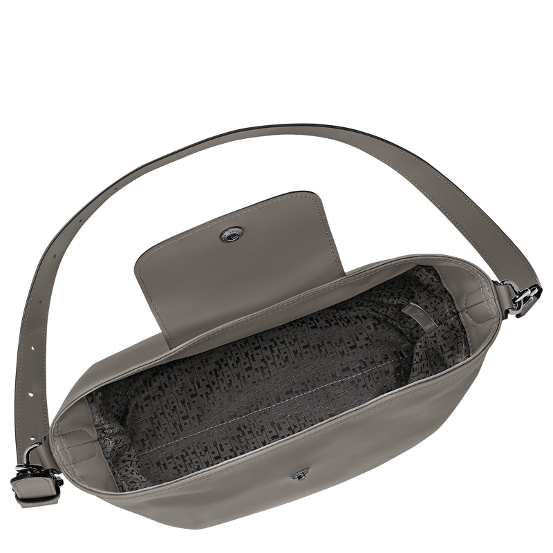 Le Pliage Xtra M Shoulder bag , Turtledove - Leather  - View 5 of  6