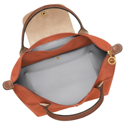 Le Pliage Original S Handbag , Brick - Recycled canvas