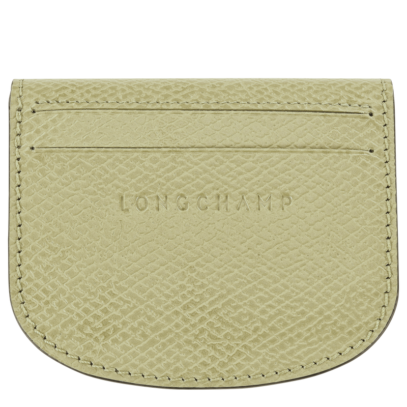 &Eacute;pure Card holder , Almond Green - Leather  - View 2 of  3