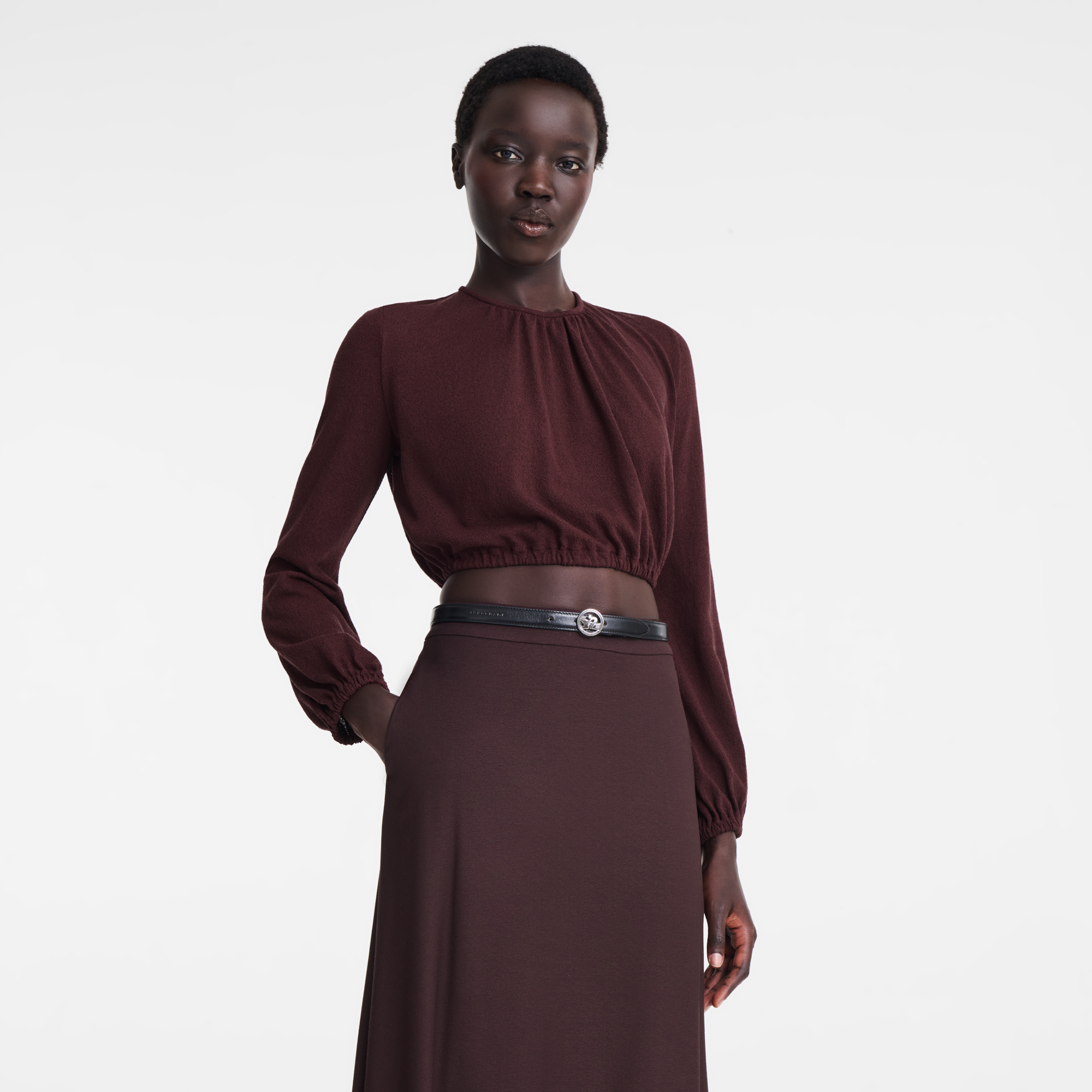 null Top, Burgundy