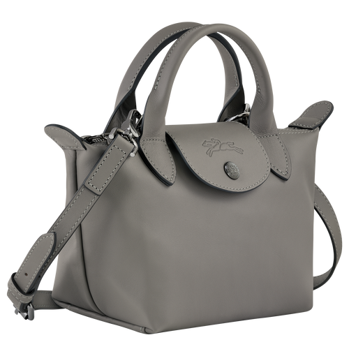 Le Pliage Xtra XS Handbag , Turtledove - Leather - View 3 of  6