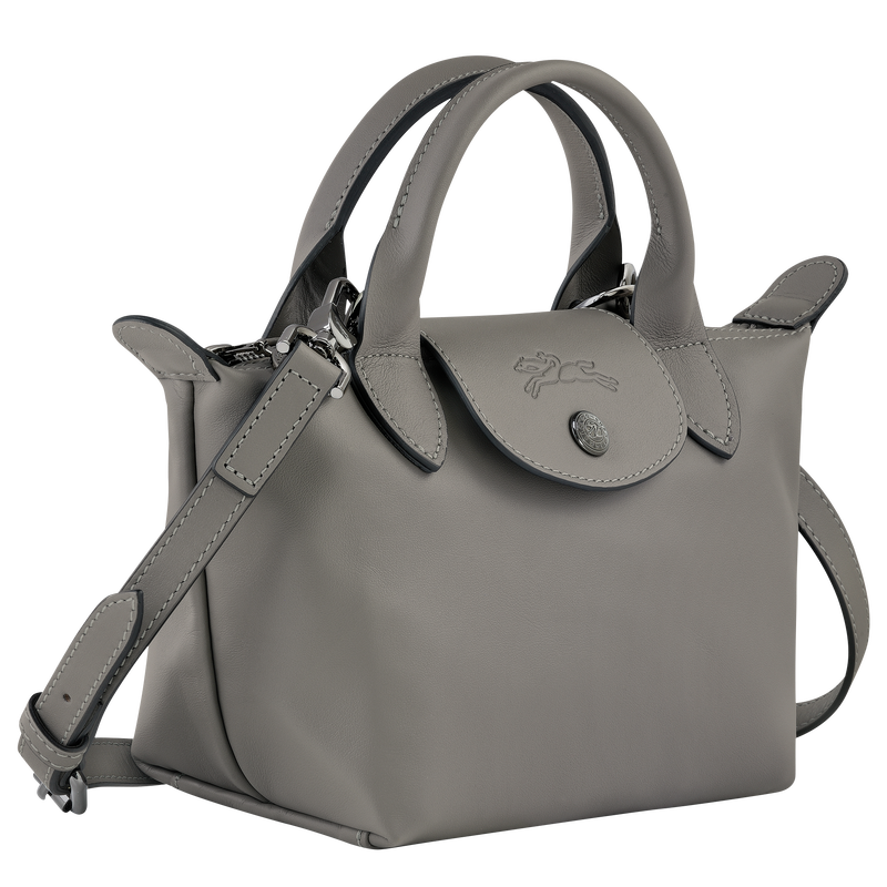 Le Pliage Xtra XS Handbag , Turtledove - Leather  - View 3 of  6