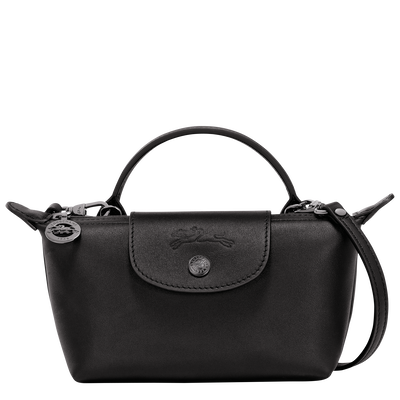 Le Pliage Xtra XS Pouch , Black - Leather