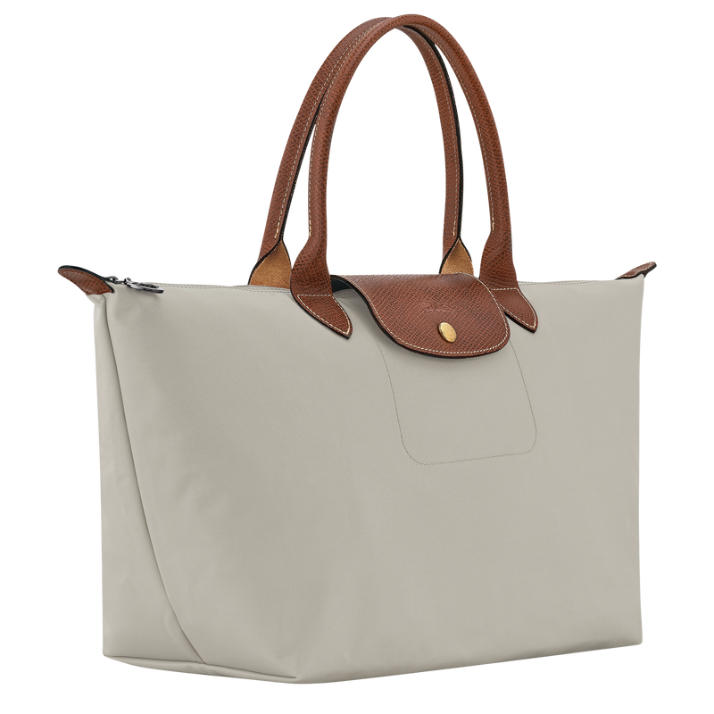 Le Pliage Original L Handbag , Pebble - Canvas  - View 2 of  6
