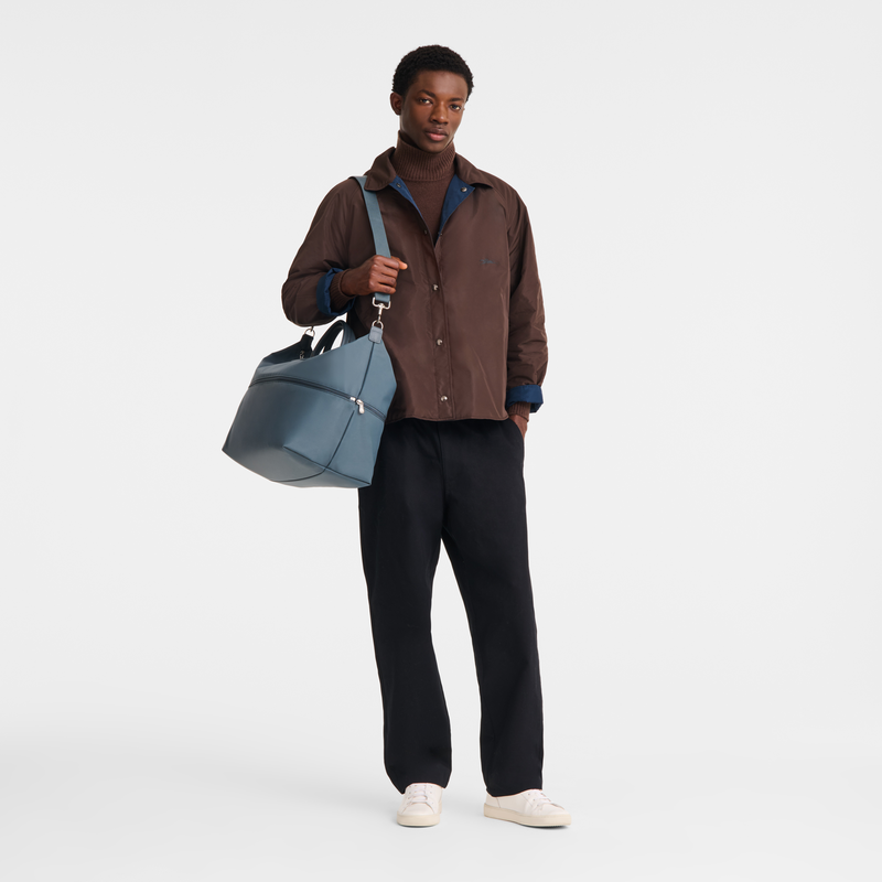 Le Pliage One S Travel bag expandable , Anthracite - Canvas  - View 9 of  9