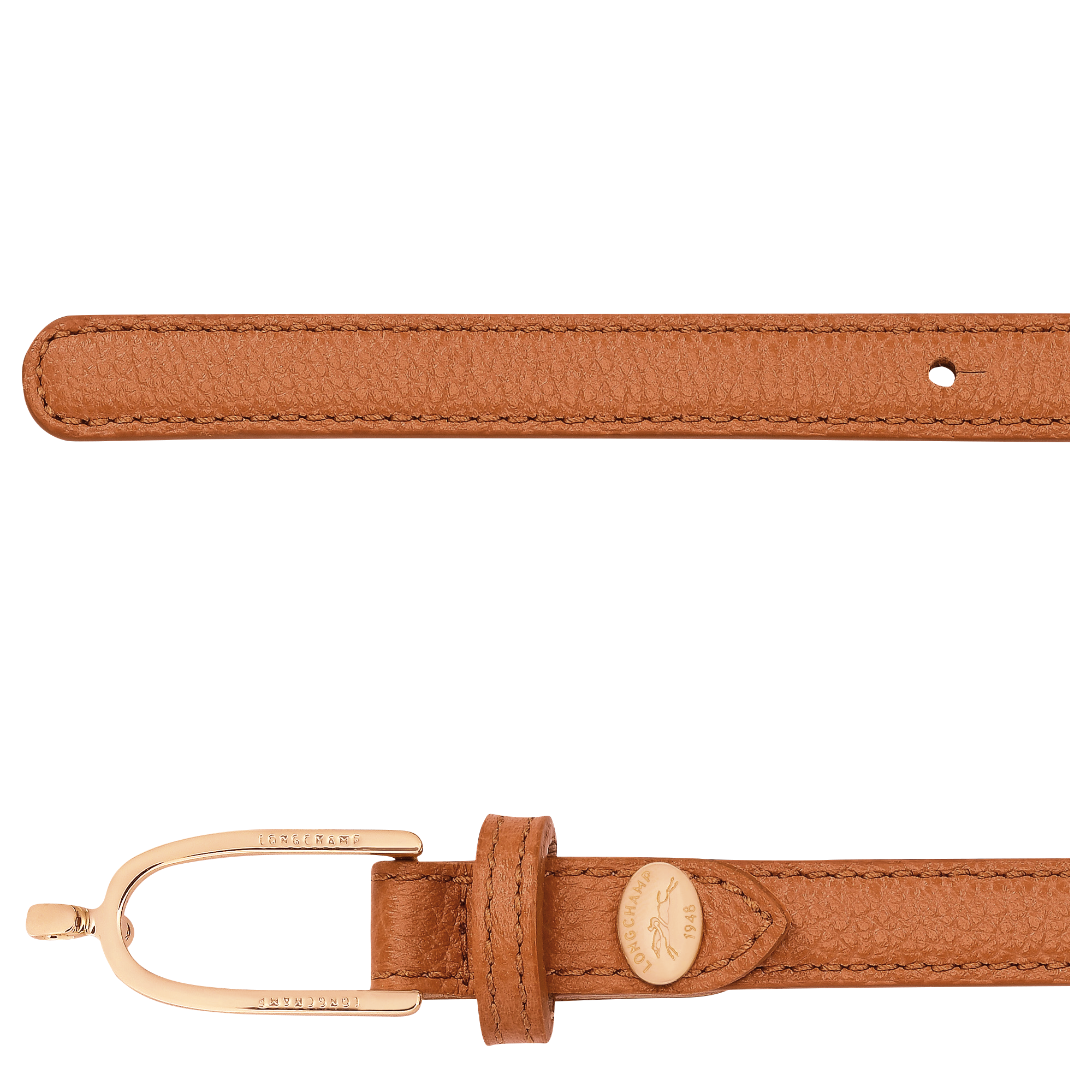 Le Foulonn&eacute; Ladies' belt, Amber