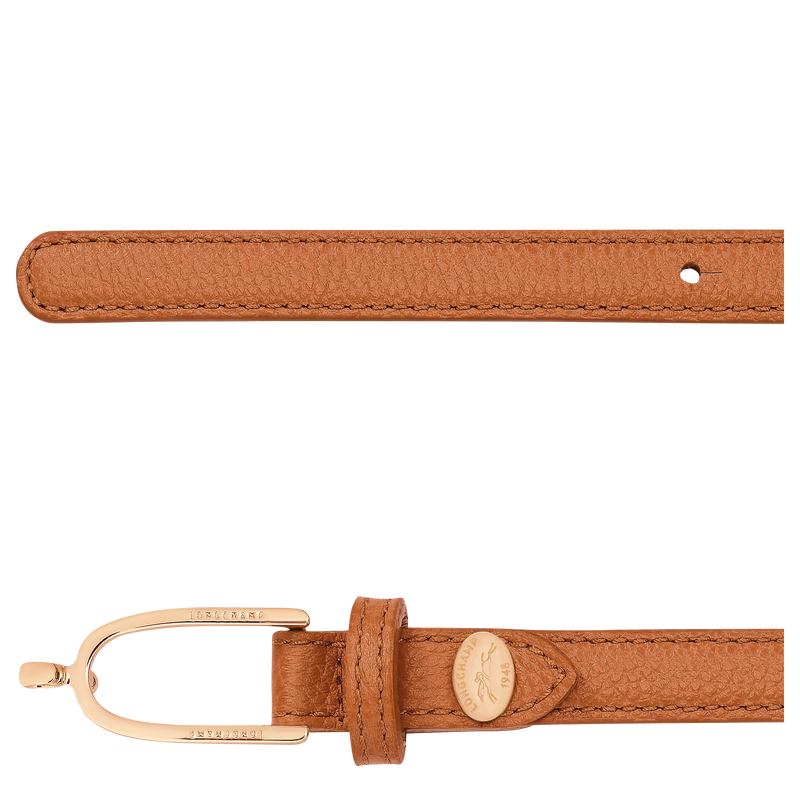 Le Foulonn&eacute; Ladies' belt , Amber - Leather  - View 3 of  3