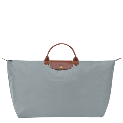 Le Pliage Original XL Travel bag , Steel - Recycled canvas