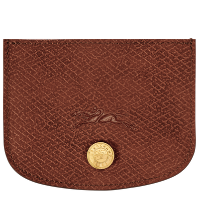 Épure Card holder , Brown - Leather