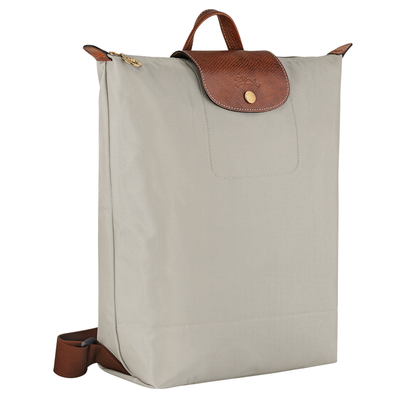 Le Pliage Original M Backpack , Pebble - Recycled canvas  - View 3 of  8