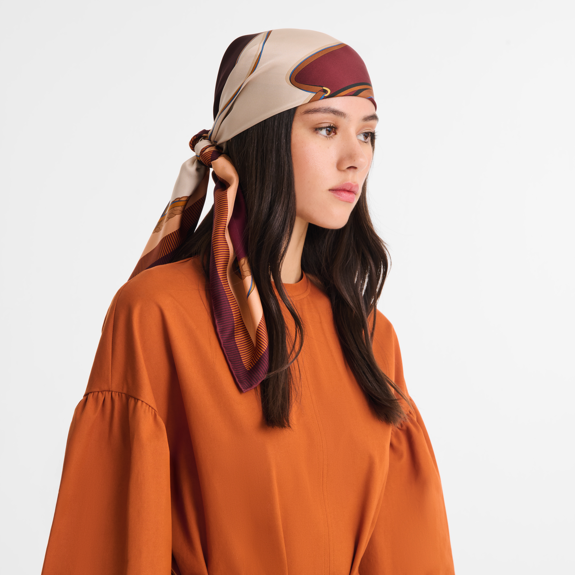 A Toute Allure Silk scarf 90, Pomegranate