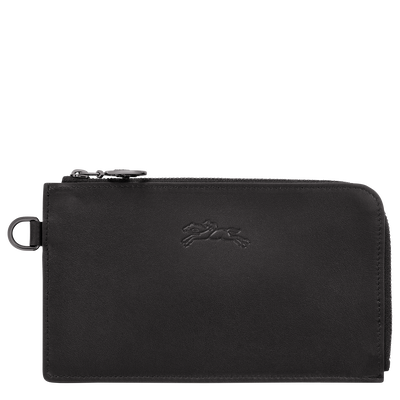 Le Pliage Xtra Pouch , Black - Leather