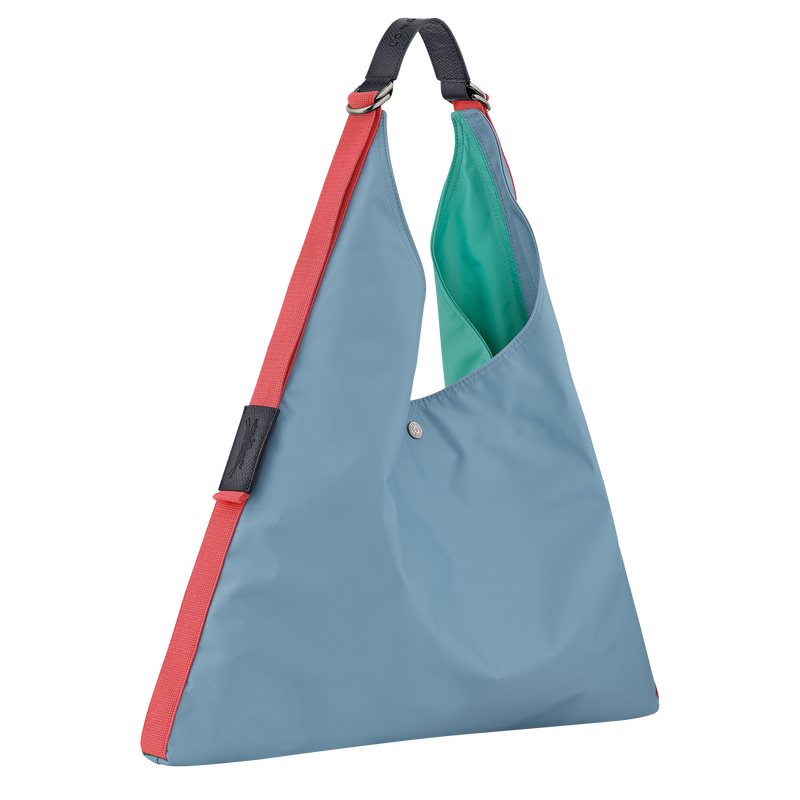 Re-Play XL Shoulder bag , Thunderstorm/Turquoise - Canvas  - View 3 of  5