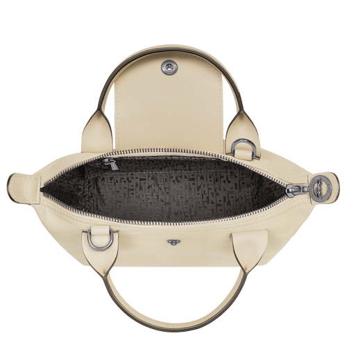 Le Pliage Cuir XS Top handle bag Ivory Leather (L1500757238