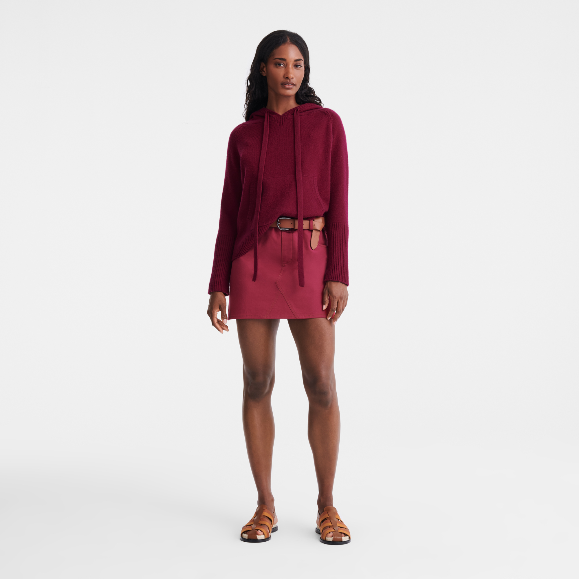 Hoodie jumper, Beetroot - View 2 of
4 - zoom in null Hoodie jumper, Beetroot