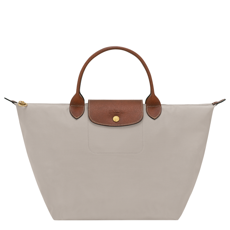 Le Pliage Original M Handbag , Pebble - Recycled canvas  - View 1 of  6