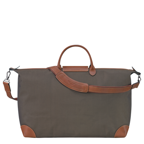 Boxford XL Travel bag Brown Recycled canvas Longchamp TH