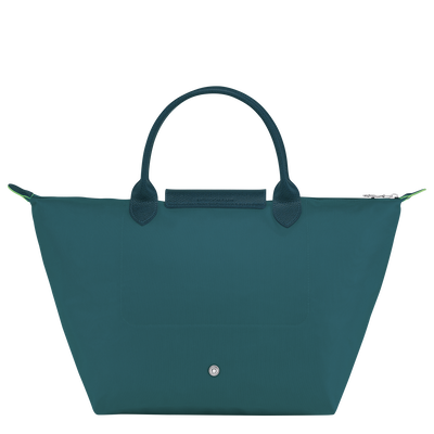 Le Pliage Green Handbag M, Peacock