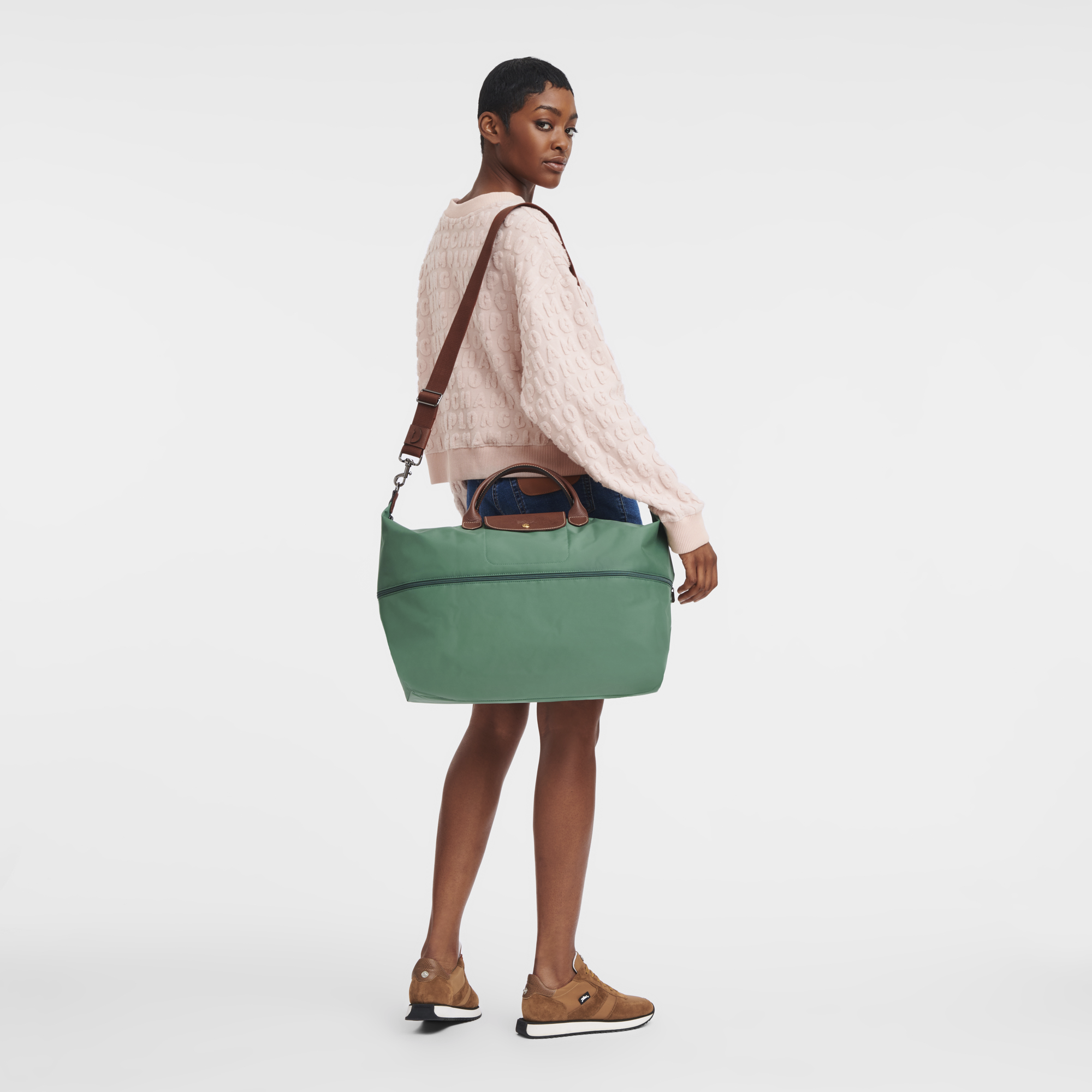 Travel bag expandable, Sage - View 7 of
7 - zoom in Le Pliage Original Travel bag expandable, Sage