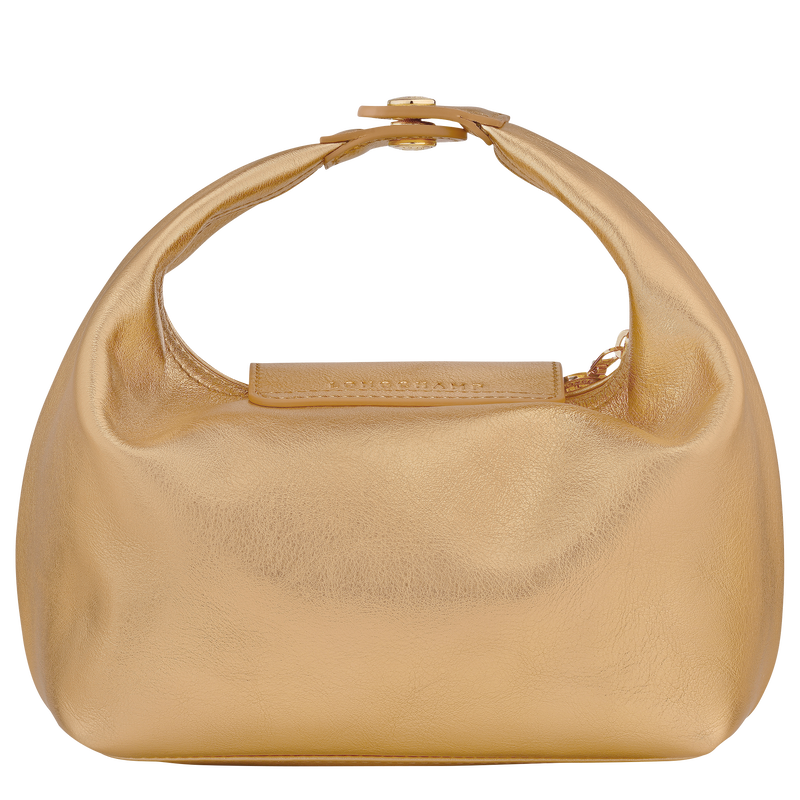 Le Pliage Xtra Handbag , Gold - Leather  - View 4 of  4
