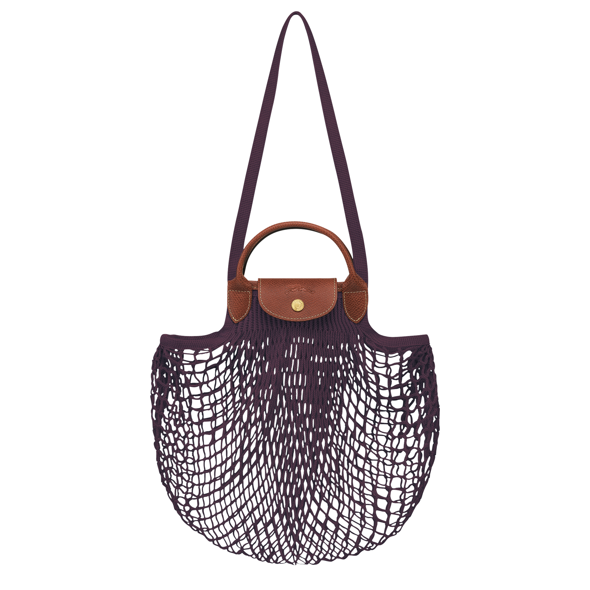 Mesh bag L, Eggplant - View 1 of 
        4 - zoom in Le Pliage Filet Mesh bag L, Eggplant