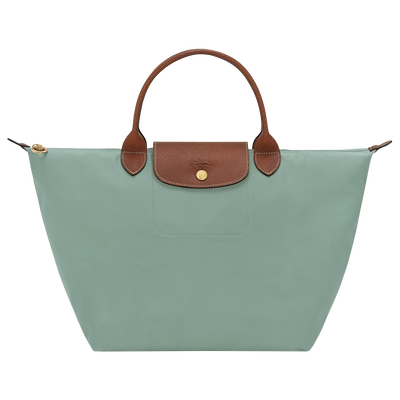 Le Pliage Original M Handbag , Celadon - Recycled canvas